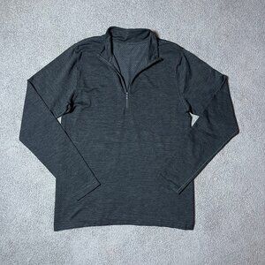 Lululemon Metal Vent Tech Half Zip Long Sleeve Pullover Gym Running Men's Medium